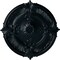 Ekena Millwork Attica Acanthus Leaf Ceiling Medallion (Canopies up to 3 1/4"), 30 1/8"OD x 1 1/2"P, Night Shade CM30ATNSF - alternate 1